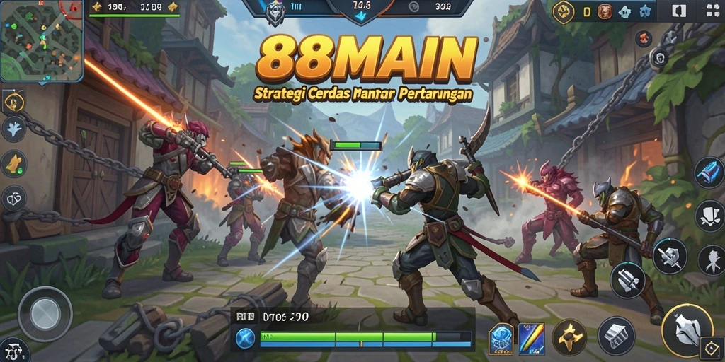 Tampilan gameplay 88MAIN yang strategis dan menarik.