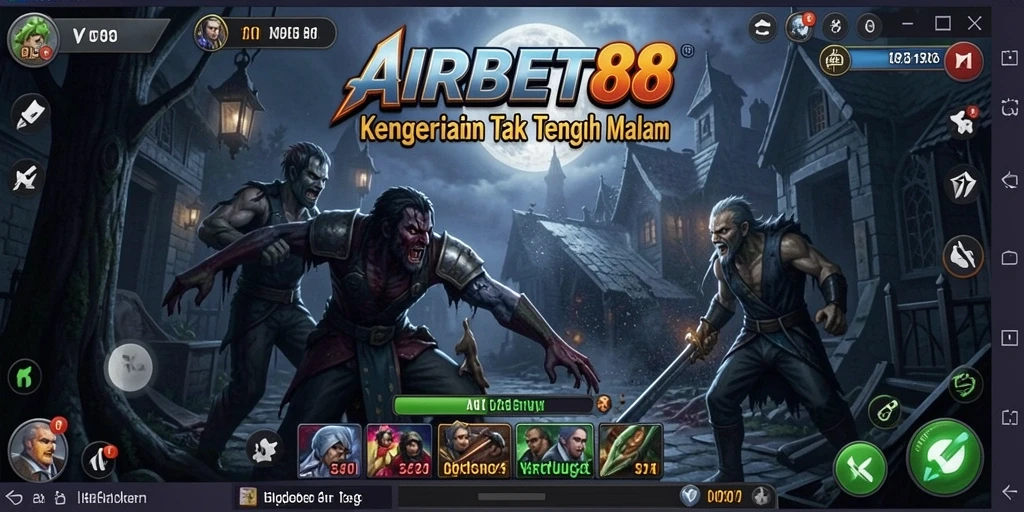Screenshot utama AIRBET88 menunjukkan momen mencekam dalam gameplay Horror.