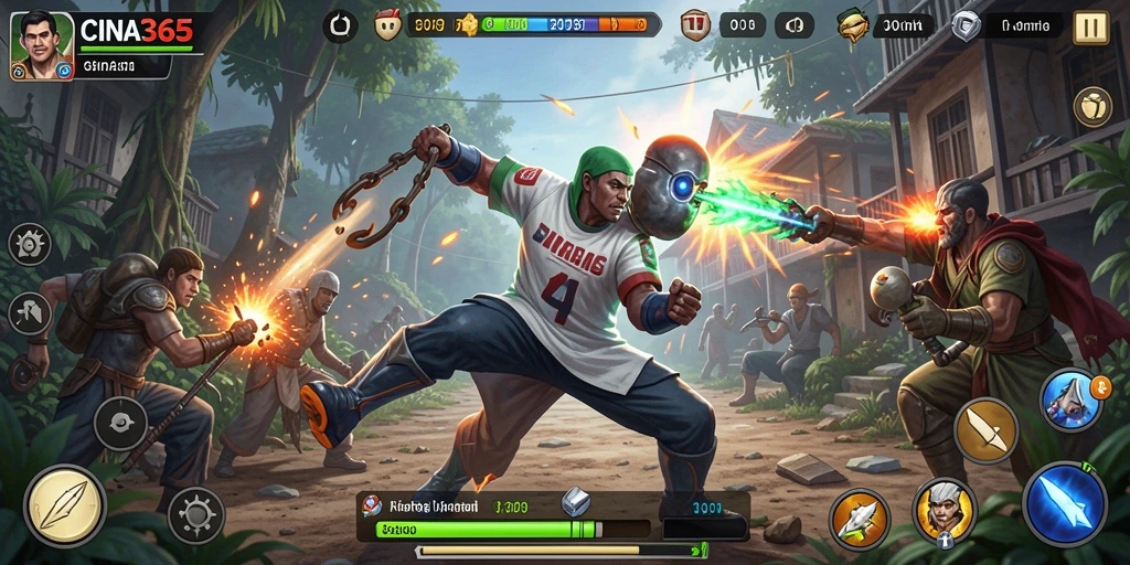 Tampilan gameplay CINA365 dengan pengalaman simulasi yang mendalam.