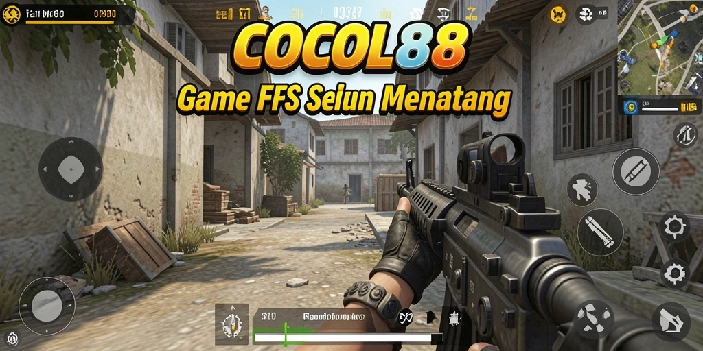 Tampilan gameplay intens dan mendebarkan dari COCOL88.