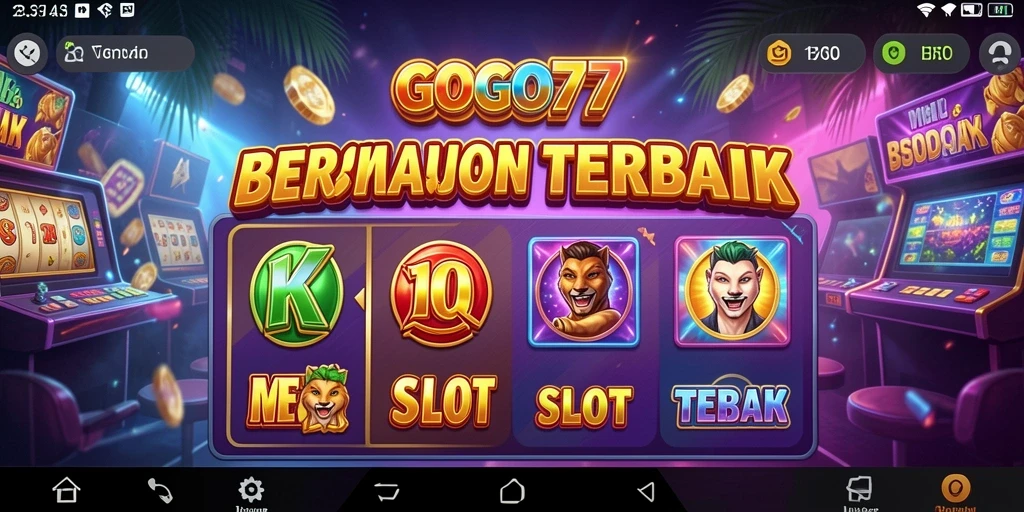 Screenshot utama GOGO77 menampilkan gameplay Slot yang seru dan interaktif.