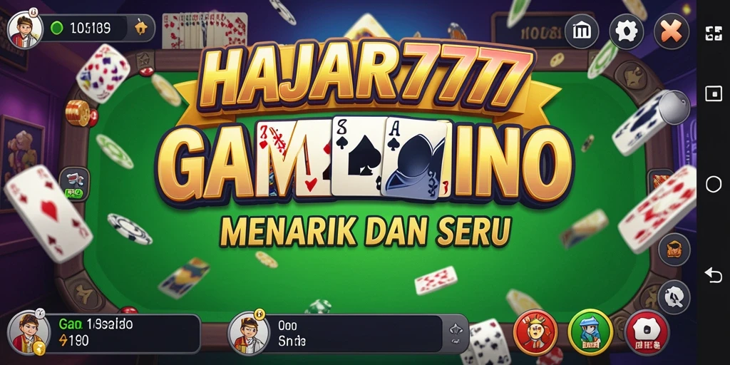 Tampilan gameplay menarik dan seru dalam HAJAR777.