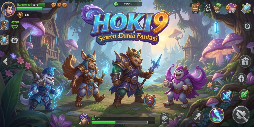 Tampilan gameplay HOKI9 yang penuh aksi dan petualangan menakjubkan.