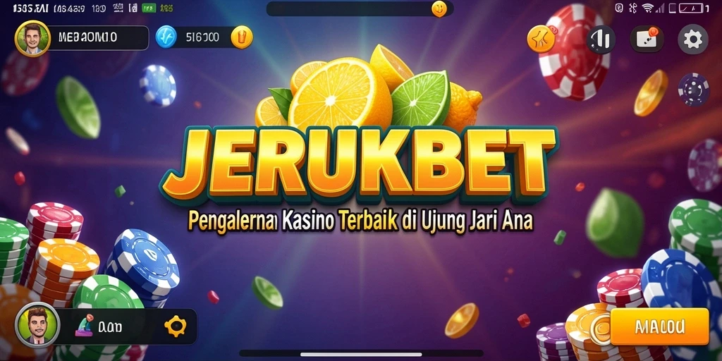 Tampilan gameplay menarik dari JERUKBET yang menampilkan suasana kasino.