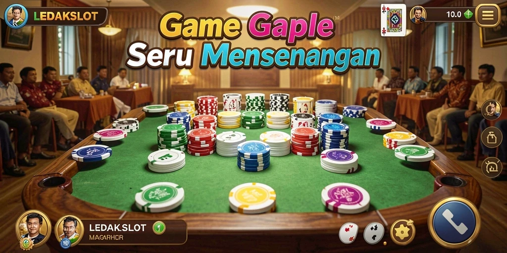 Tampilan gameplay seru LEDAKSLOT dengan fitur menarik.