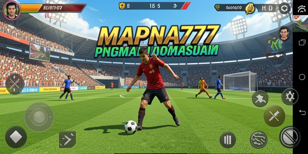 Tampilan gameplay seru di MAPNA777 dengan berbagai mode olahraga.