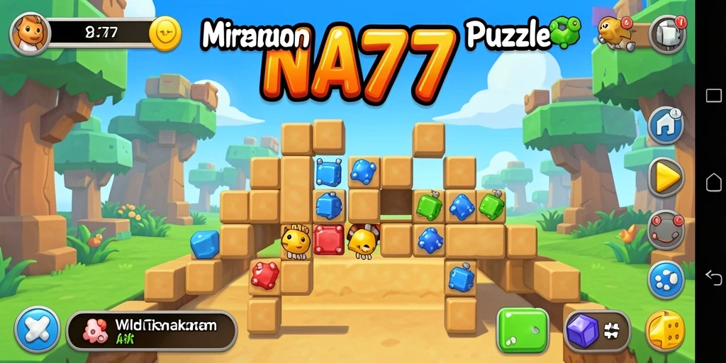 Screenshot gameplay NA777 menampilkan tantangan puzzle yang menarik.