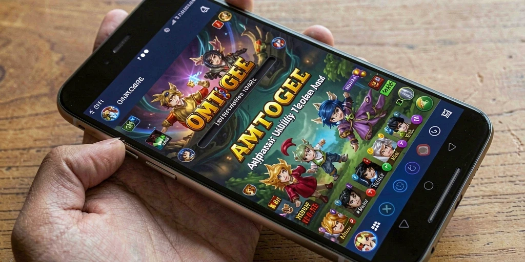 Tampilan antarmuka pengguna OMTOGEL yang menarik dan fungsional.