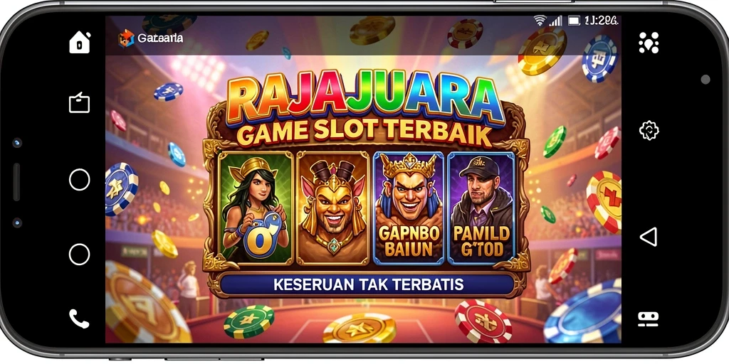 Gameplay RAJAJUARA yang penuh keseruan dan peluang menang.