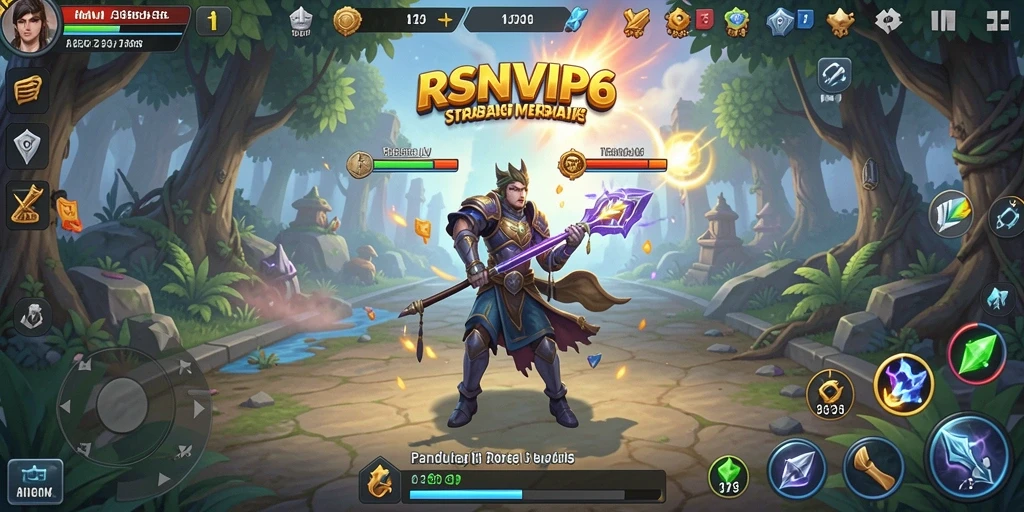 Tampilan gameplay yang menegangkan dalam RSNVIP6, strategi menentukan kemenangan.