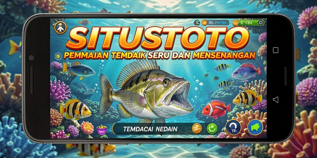 Tampilan gameplay menembak ikan yang seru di SITUSTOTO.