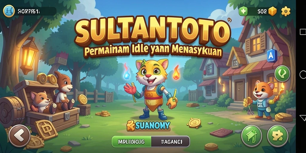 Tampilan gameplay SULTANTOTO yang menarik dan penuh warna.