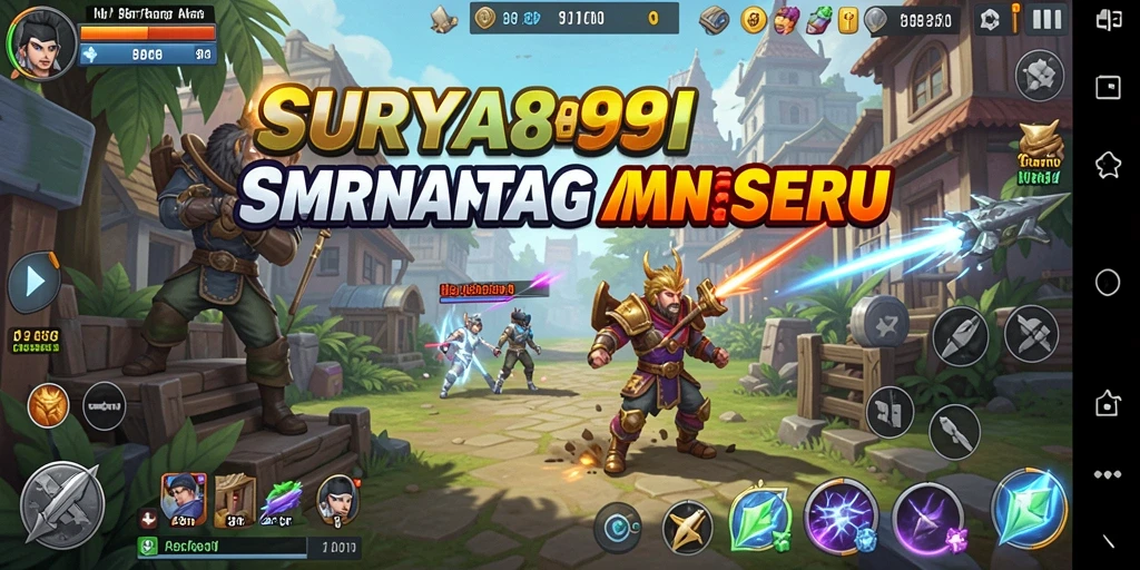 Tangkapan layar gameplay <strong>SURYA898</strong> menampilkan aksi strategi yang mendebarkan.