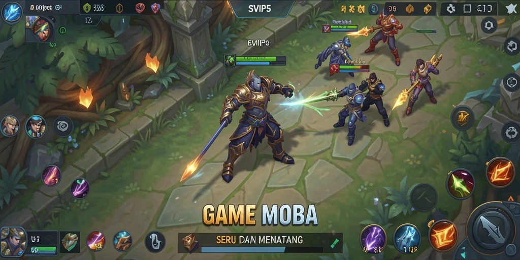 Gameplay seru dengan karakter unik dalam SVIP5.