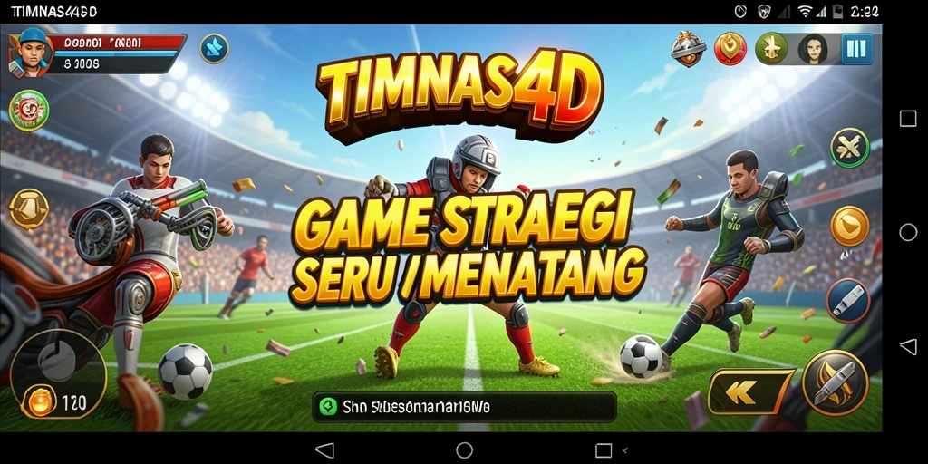 Screenshot TIMNAS4D menampilkan momen seru dalam strategi pertempuran.