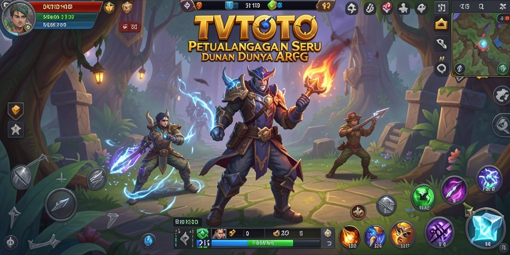 Gameplay mendebarkan di dunia fantasi TVTOTO.
