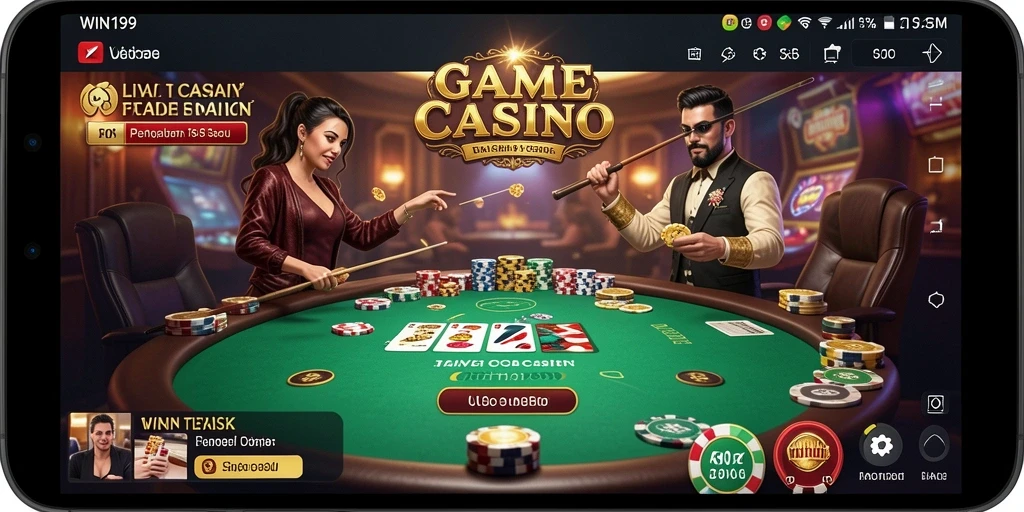 Screenshot dari gameplay WIN199 Live Casino yang menarik.