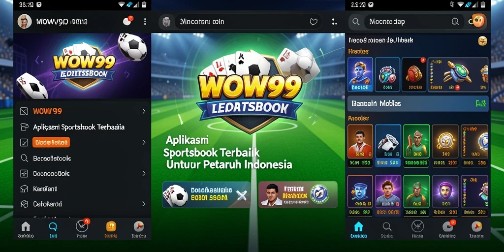 Tangkapan layar utama WOW99 dengan tampilan taruhan olahraga yang menarik.